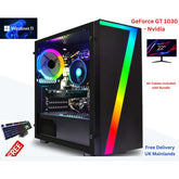 Core i7 Gaming PC Bundle 1TB HDD 120GB SSD 16GB RAM NVidia Geforce GT1030 2GB Windows 11 Pro WiFi - Digital IT Store