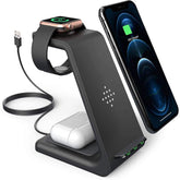 Wireless Charger Stand,3 in 1 Qi-Certified Wireless Charger - Digital IT Store