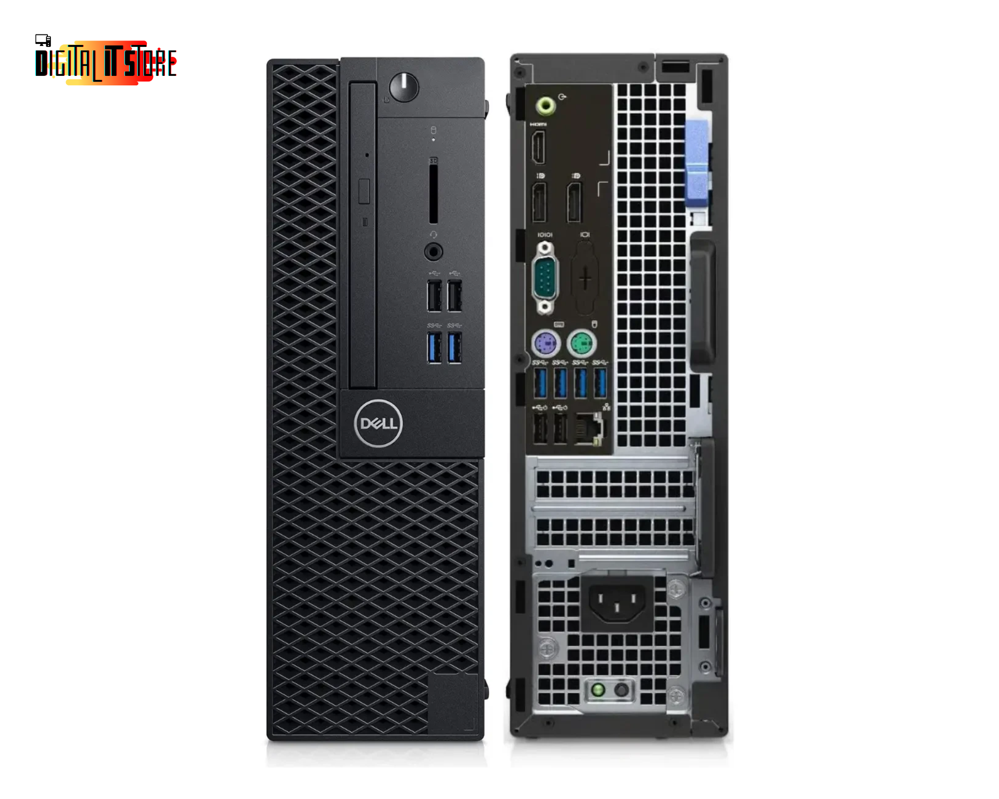 Dell PC Desktop Computer with 8GB Ram 256GB SSD - Windows 11 Pro - SFF - Digital IT Store