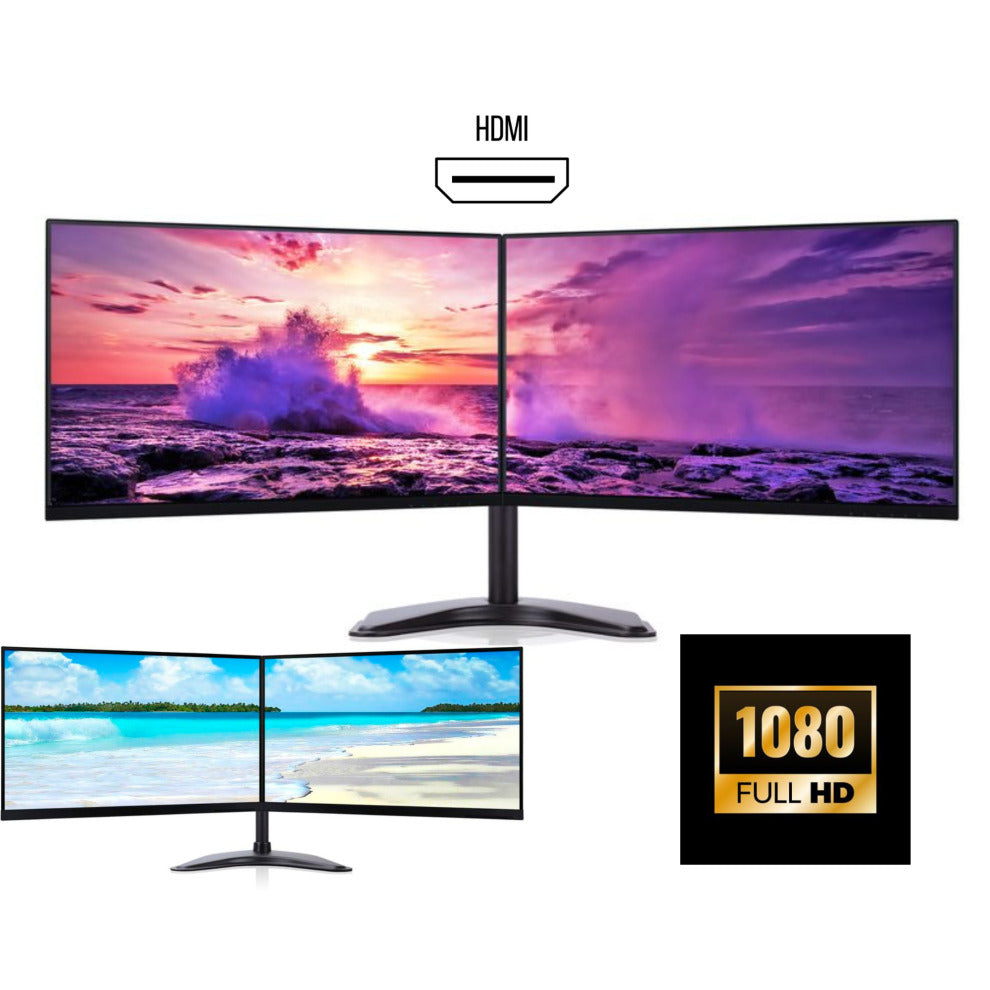 2 Computer Display Dual Monitor for Sale | 2x24