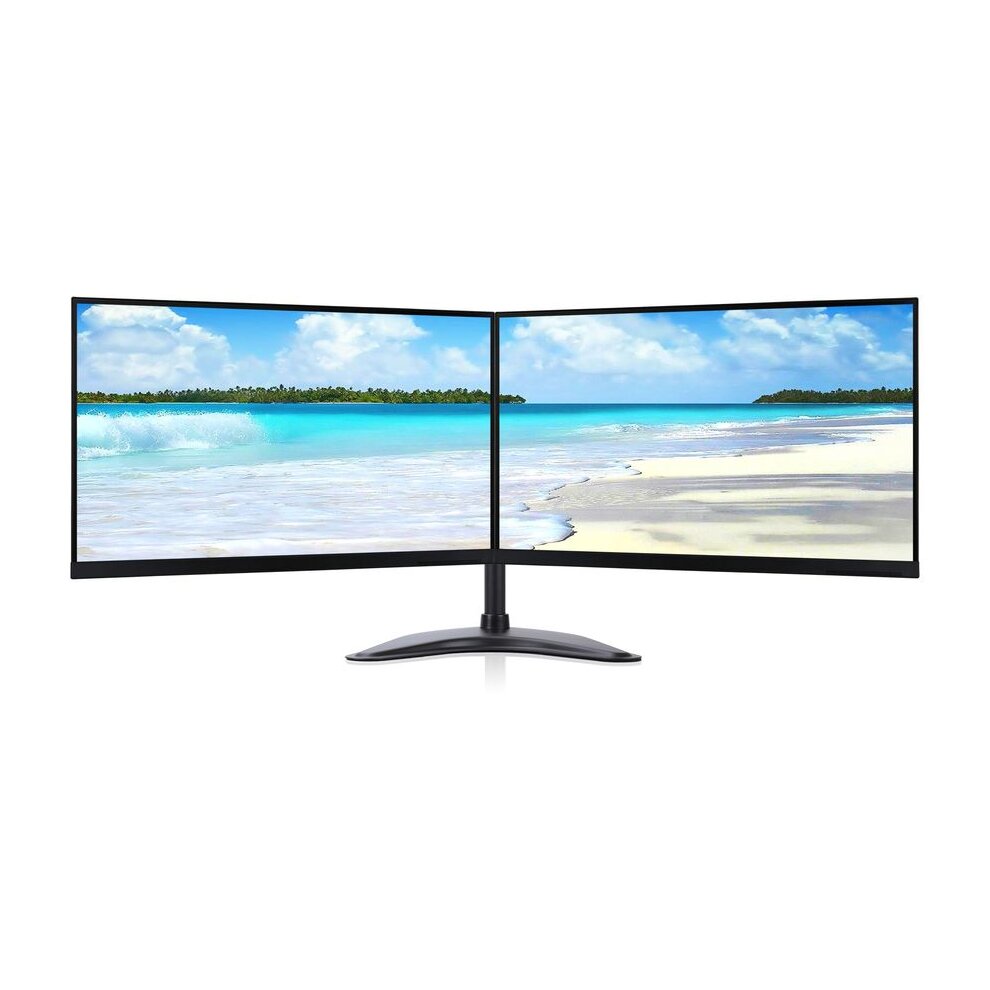 Dual Monitor Screen Dell HP Brand Grade A , HDMI Monitors Brand New Dual Stand 2X22" Setup - Digital IT Store