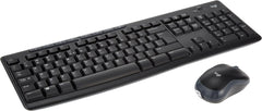 Logitech MK270 Wireless Keyboard and Mouse Combo, 2.4 GHz Wireless, Compact Mouse, 8 Multimedia and Shortcut Keys, 2-Year Battery Life, for PC, Laptop, QWERTY UK English Layout - Black - Digital IT Store